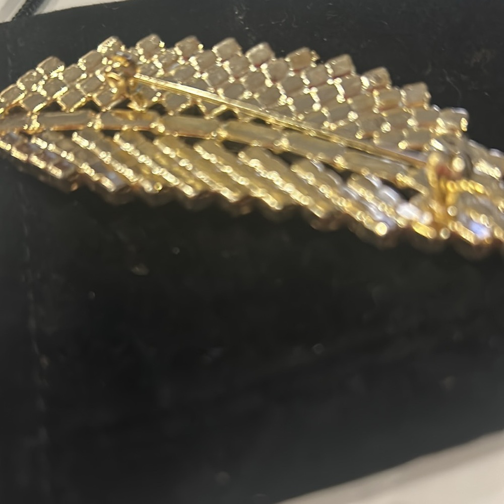 Vintage Feather Cubic Zirconia Brooch-Boutique - Picture 5 of 7